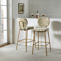 Champagne bronze bar stools hot sale